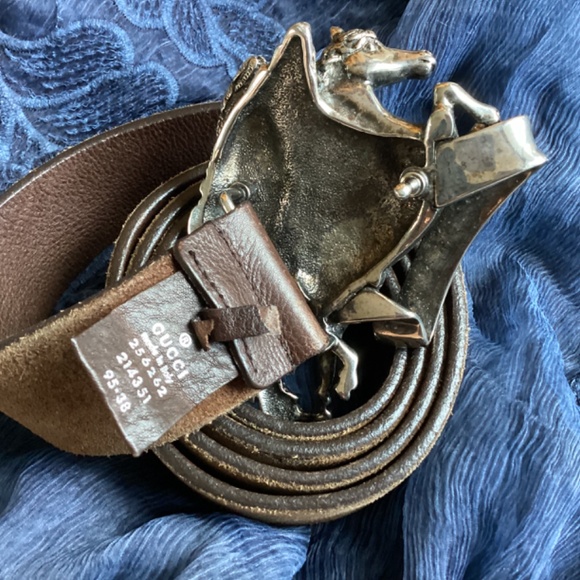 Gucci Pegasus Leather Belt main image 5